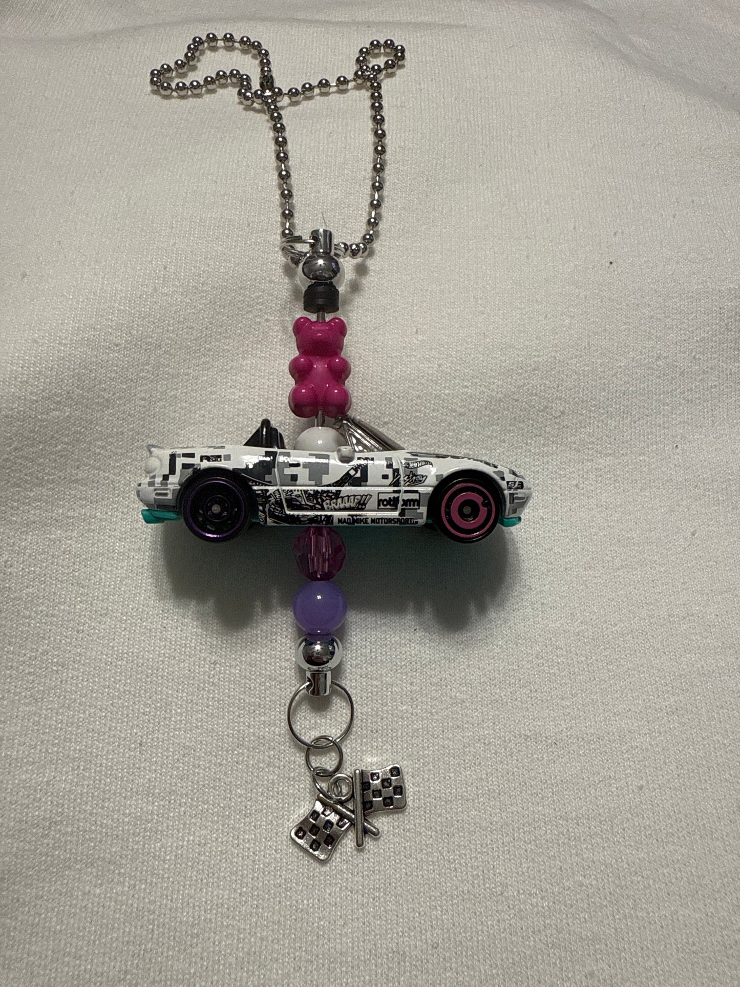 Miata rear view mirror charm