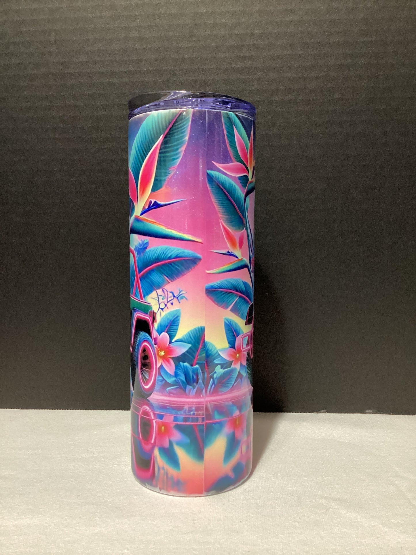 Neon Jeep cup