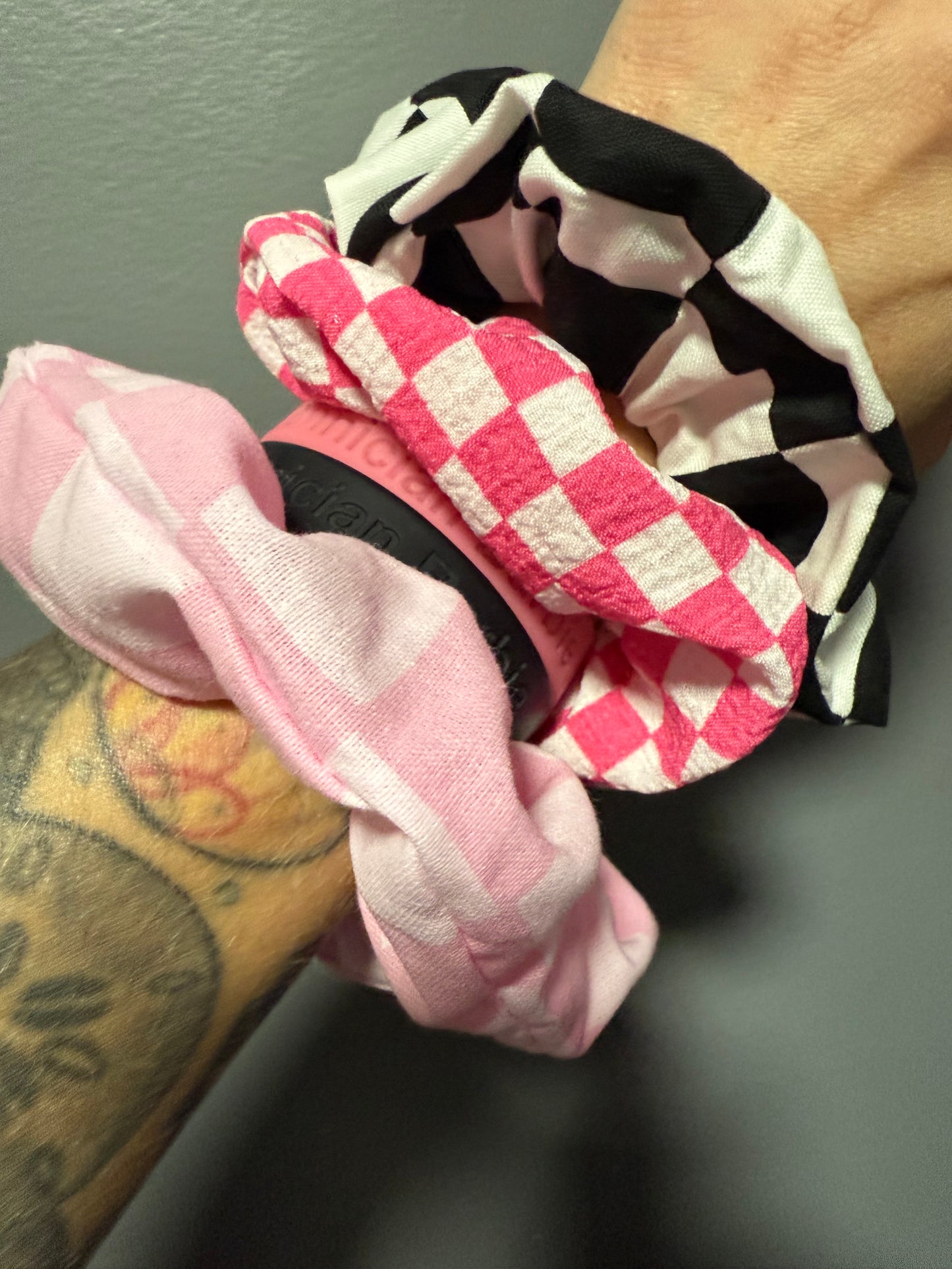 Racing scrunchies