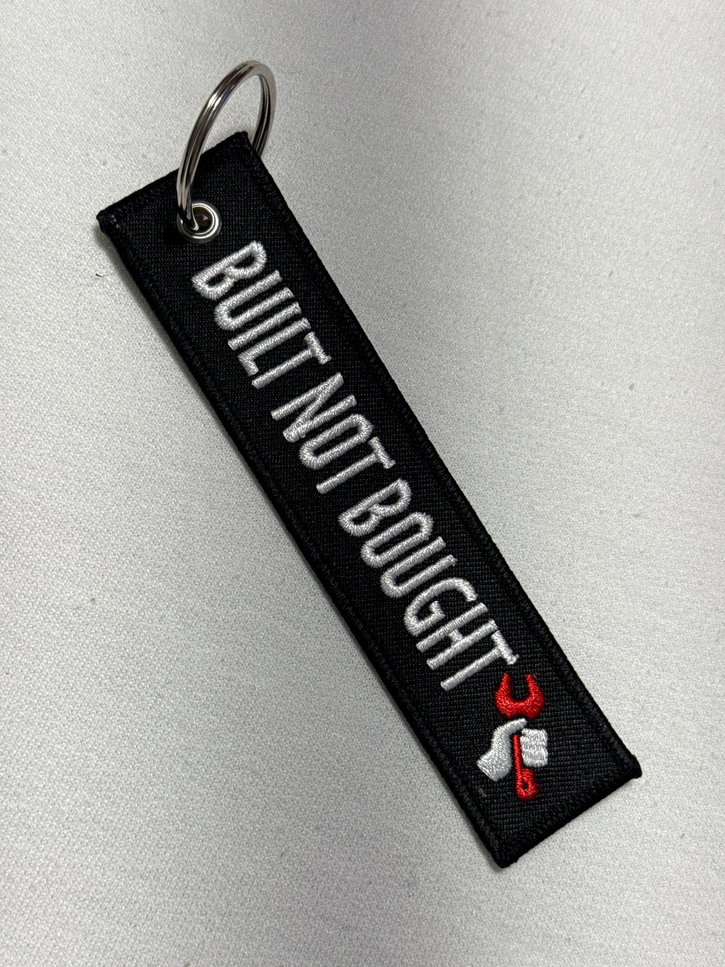 Built not bought keychain