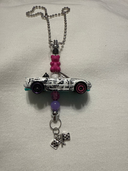 Miata rear view mirror charm