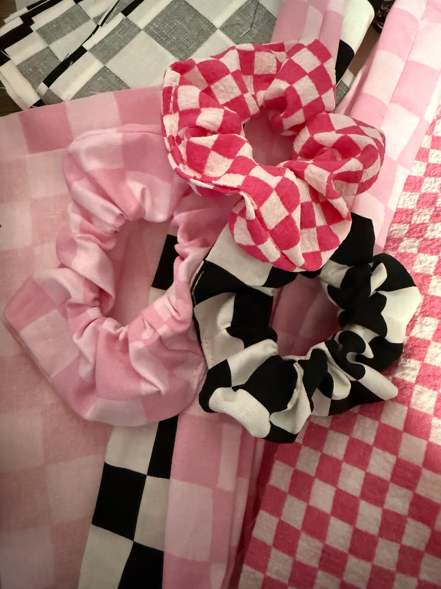 Racing scrunchies
