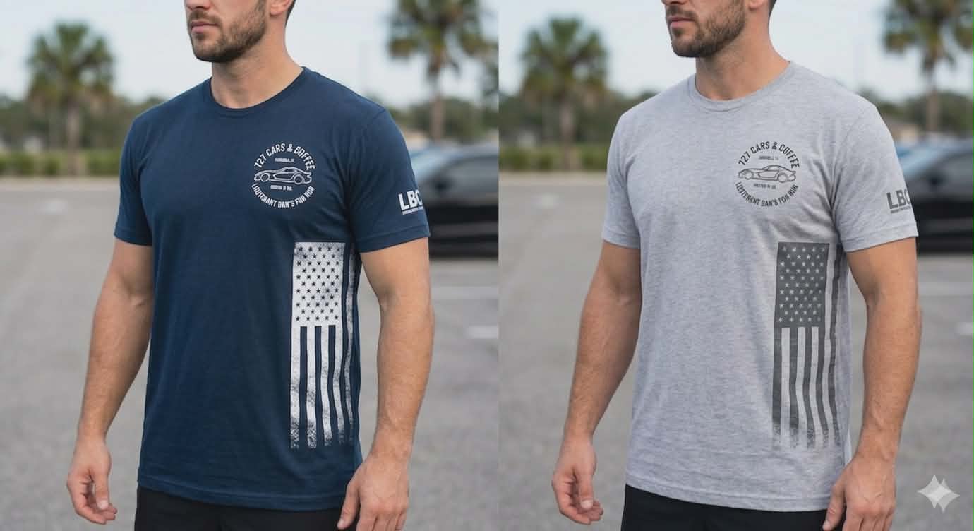 Pre-order Lieutenant Dan Fun Run shirts