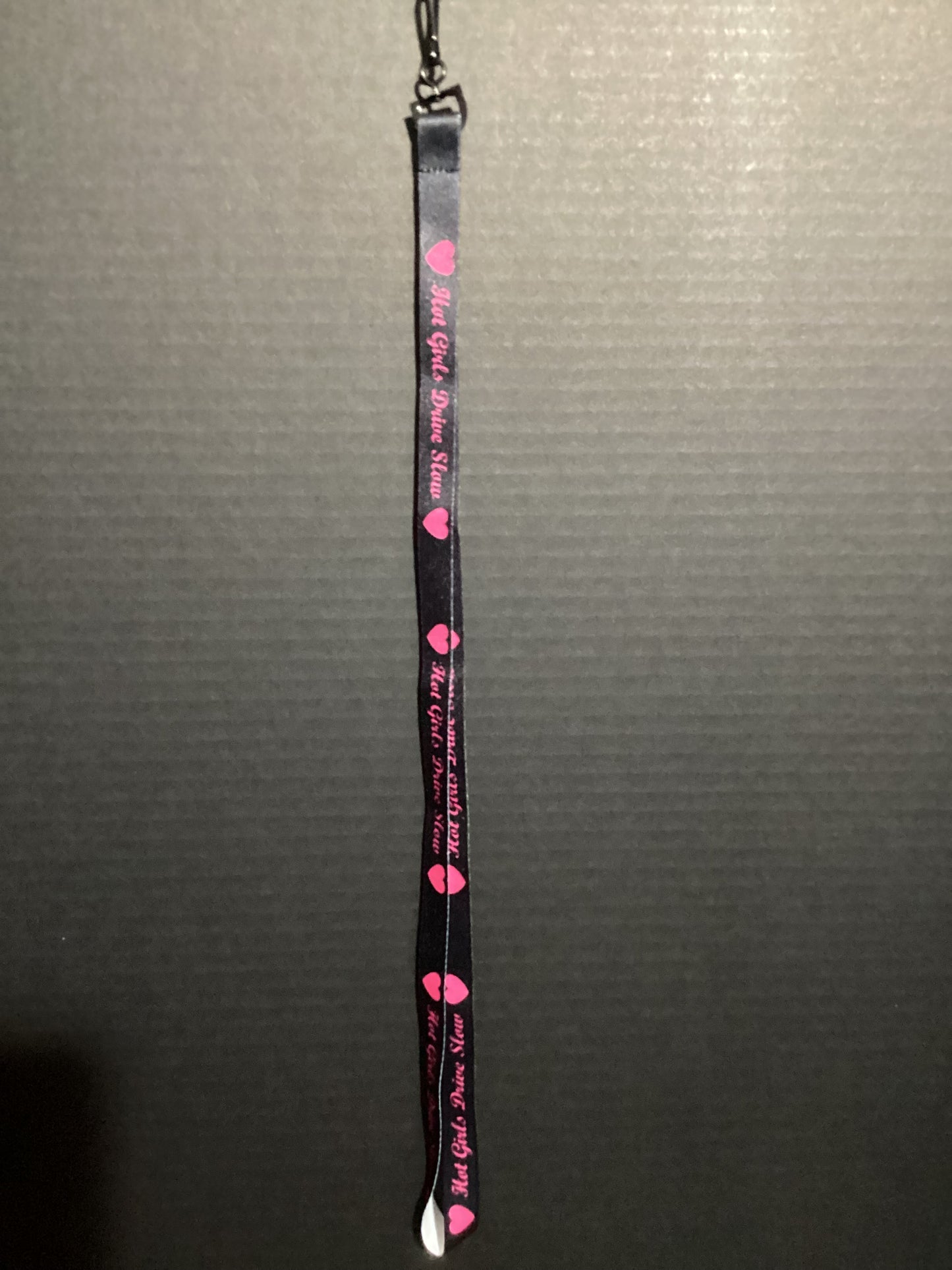 Hot girls drive slow lanyard