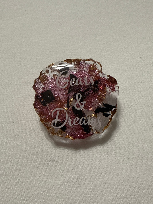 Gears and dreams pop socket