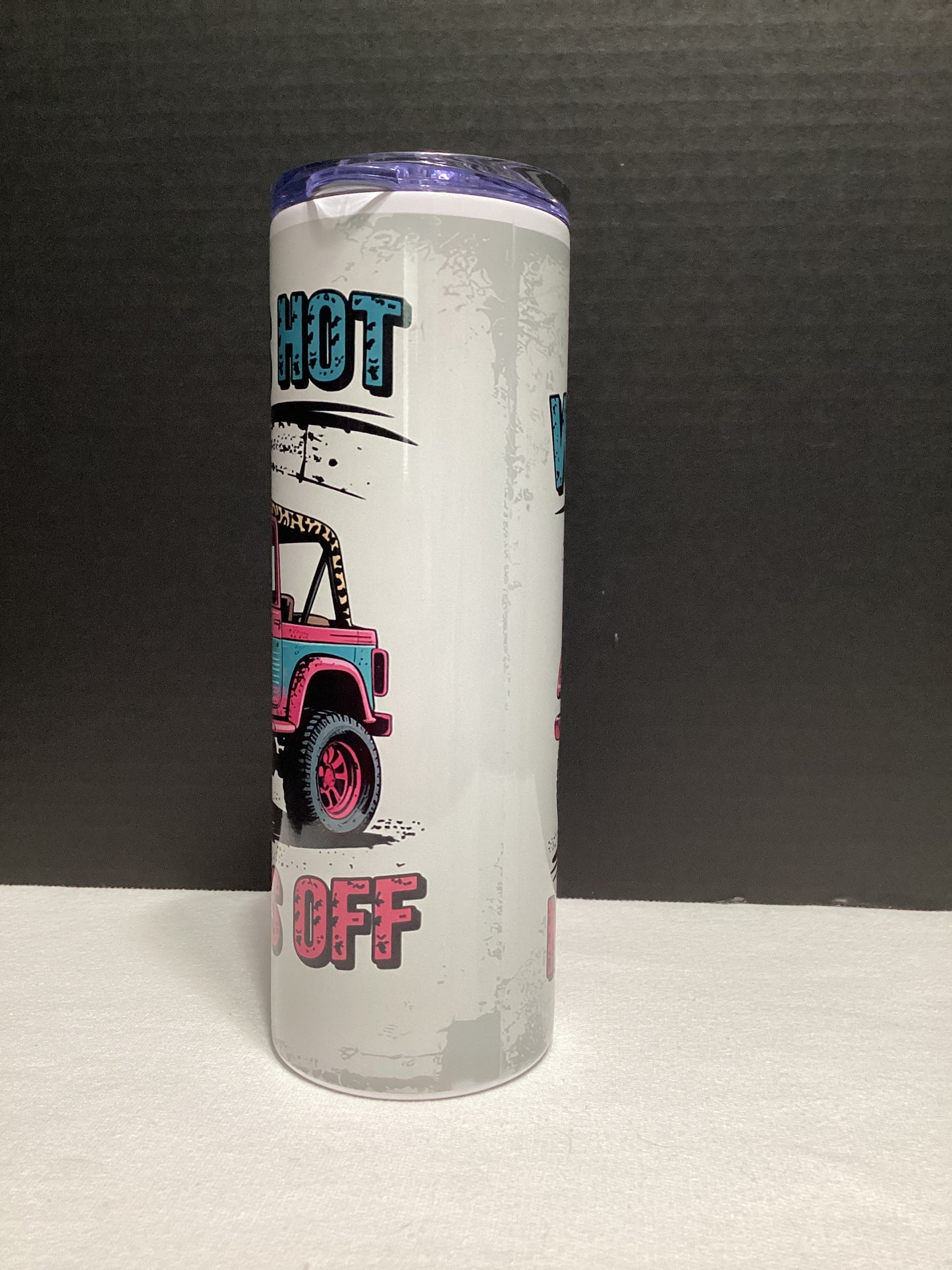 Pink Jeep cup