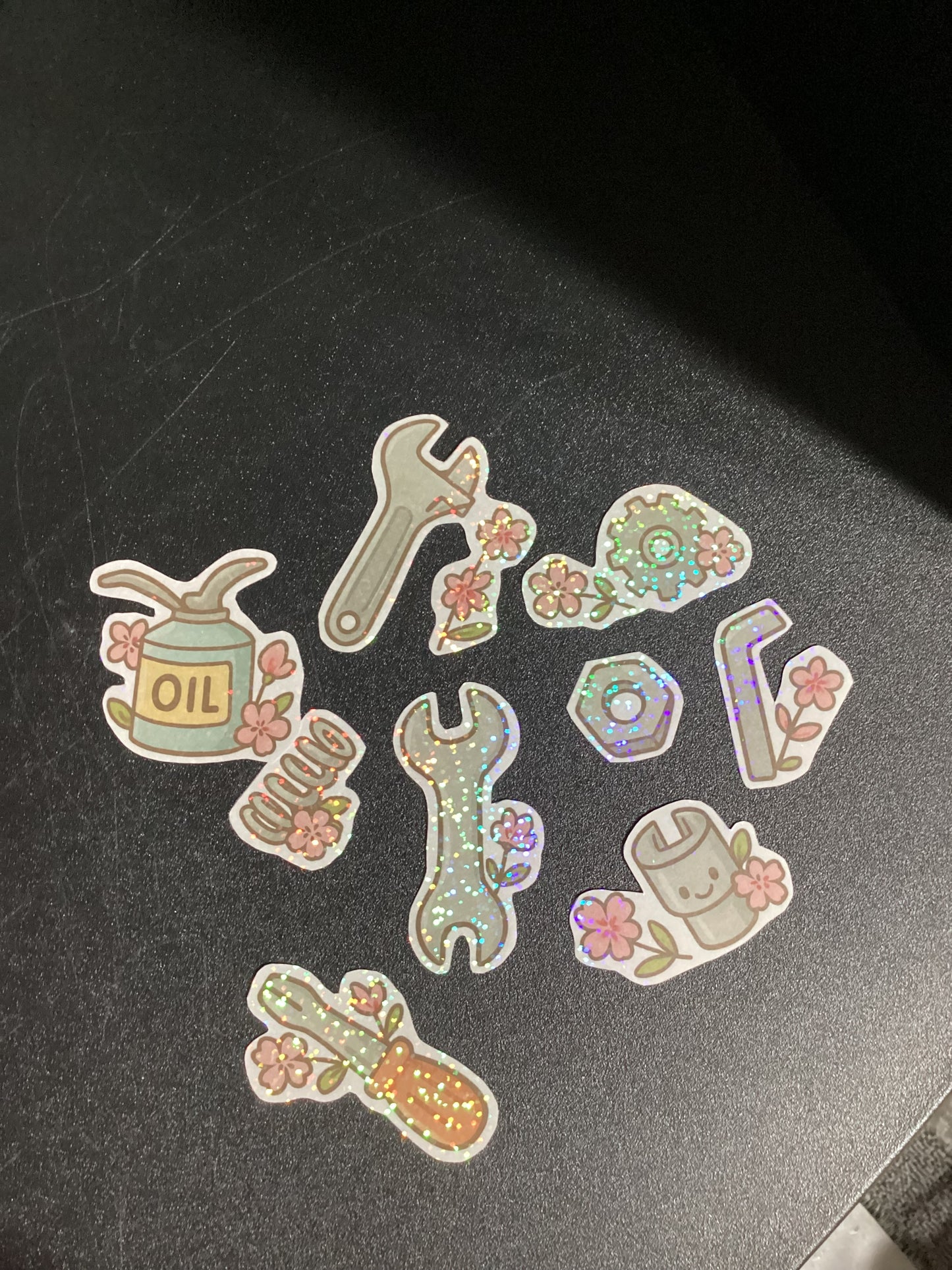 Holographic Tool sticker pack