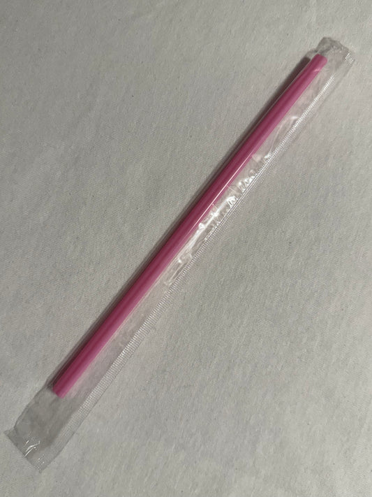 Pink Heart straw